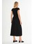 Alexandergardı Kısa Kollu Midi Boy Siyah Elbise 5