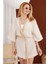 4 Kat Müslin Kimono - Beige 5