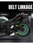 1:9 Büyük Kawasaki ZX-10R Alaşımlı Lokomotif Modeli Koleksiyonu (Yurt Dışından) 3