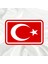 Türk Bayrağı Pleksi Panjur Arması I Universal Vidalı Oto Panjur Süsü I Araba Panjur Süsü 1