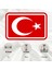Türk Bayrağı Pleksi Panjur Arması I Universal Vidalı Oto Panjur Süsü I Araba Panjur Süsü 2