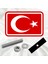Türk Bayrağı Pleksi Panjur Arması I Universal Vidalı Oto Panjur Süsü I Araba Panjur Süsü 3