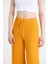 Orange Geniş Paça Dökümlü Bürümcük Kumaş Pantolon 326 4