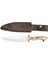 Av Bıçağı 35 cm - Geyik Boynuzu Sap - Ay Yıldız Desen 3