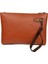 Deri El Askılı Dosya Evrak Günlük Portföy & Clutch Çanta NEW113 - Taba 5