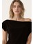 Tek Omuzu Büzgü Detaylı Bluz 2