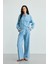 Cepli Tencel Denim Gömlek - Mavi 1