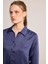 G Desenli Monogram Tencel Gömlek - Lacivert 3