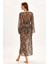 Önü Açık Uzun Kaftan 2106-2062 1