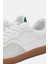 Celtic Kadın Beyaz-Yeşil Gerçek Deri Sneaker 4