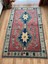 134X216 cm Büyük Boy Çiçek Desenli Vintage Halı, El Dokuma Büyük Alan Halısı, Pembe & Mavi Anadolu Halısı, Oriental Alan Halısı 1