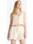 Coool Loose Fit V Yaka Triko Görünümlü Önden Bağlamalı Kolsuz Bluz F6260AX25SM 4