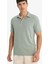 Slim Fit Dar Kesim Polo Yaka Pamuklu Kısa Kollu Tişört X2594AZ25SP 1