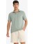 Slim Fit Dar Kesim Polo Yaka Pamuklu Kısa Kollu Tişört X2594AZ25SP 3