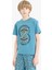 Erkek Çocuk Pijama Takımı Baskılı Kısa Kollu Üst Desenli Şort D9989A825SM 5
