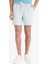 %100 Pamuk Beli Lastikli Loose Fit Rahat Jean Bermuda E1390AX25SM 1