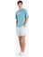%100 Pamuk Beli Lastikli Loose Fit Rahat Jean Bermuda E1390AX25SM 4
