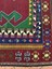 140X193 cm Vintage Konya Obruk Kilim, El Dokuma Kilim Halı, Renkli Rustik Desenli Kilim, Türk El Yapımı Antika Kilim 5