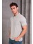 Erkek Slim Fit Pamuklu Yumuşak Doku Nefes Alan Kumaş Yakalı Tişört 4
