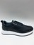 Hakiki Deri Bağcıklı Siyah Renk Hafif Beyaz Tabanlı Günlük Casual Erkek Ayakkabı C-711209RW 1