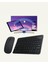 Tüm Cihazlarla Uyumlu Rgb Işıklı Kablosuz Klavye ve Mouse Seti 5