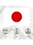 Japonya Bayrağı Pleksi Panjur Arması I Universal Vidalı Oto Panjur Süsü I Araba Panjur Süsü 2
