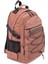 Young 51537 Pink Pembe Unisex Çok Cepli Suya Dayanıklı Sırt Çantası 5