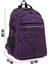 Young 51537 Purple Mor Unisex Çok Cepli Suya Dayanıklı Sırt Çantası 8