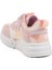 Pudra Beyaz Cırtlı Fileli Hafif Kız Çocuk Spor Ayakkabı 2320 F 4