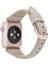 Apple Watch Uyumlu Deri Kordon 38-40-41MM Slim Erc3 Bej 2