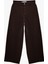Yüksek Bel Düğmeli Cepli Rahat Kalıp Geniş Paça Denim Pantolon - Culotte Jeans 1