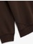 Uzun Kollu Bisiklet Yaka Nakışlı Oversize Sweatshirt 4
