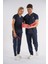 Dr Greys Modeli Lacivert Royal Çift Yön Likralı Premium Scrubs 2