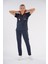 Dr Greys Modeli Lacivert Royal Çift Yön Likralı Premium Scrubs 4