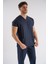 Dr Greys Modeli Lacivert Royal Çift Yön Likralı Premium Scrubs 9