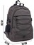Young 51537 Grey Gri Unisex Çok Cepli Laptop Bölmeli Suya Dayanıklı Sırt Çantası 8