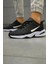 Taban Kalın Düz Siyah Cilt Sneaker Ayakkabı Kadın Spor Erkek Spor 1
