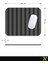 Siyah Renkli Çizgili Ergonomik Mouse Pad - 23 cm x 19 cm - Kaydırmaz Taban Ev ve Ofis Kullanımı Için Ideal Fare Altlığı Mousepad 6