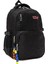 Young 51583 Black Siyah Unisex Çok Cepli Anahtarlık Aksesuarlı Suya Dayanıklı Kapaklı Sırt Çantası 2