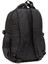 Young 51583 Black Siyah Unisex Çok Cepli Anahtarlık Aksesuarlı Suya Dayanıklı Kapaklı Sırt Çantası 4