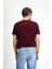 Bisiklet Yaka Slim Fit Dar Kesim Süprem Pamuklu Tişört 4