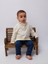 3'lü Müslin Çift Çıtçıtlı %100 Pamuk Bebek Mama / Salya Önlüğü Yeşil, Camel, Beyaz Renk 3