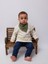 3'lü Müslin Çift Çıtçıtlı %100 Pamuk Bebek Mama / Salya Önlüğü Yeşil, Camel, Beyaz Renk 4
