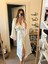 Luxury Kutulu Saten Uzun Kimono Kol Çiçek Detay Bride Lohusa Sabahlık Toka Hediyeli 6