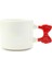 Piuu! El Yapımı Krem Parlak Kurdele Kulp Kupa - El Işçiliği Hediyelik Kupa Bardak Mug 2