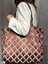 Bordo Motif Desenli Plaj Çantası 5