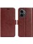 Honor 400 5g Crazy Horse Doku Standı Deri Telefon Kılıfı (Yurt Dışından) 1