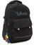 Young 51585 Black Siyah Unisex Çok Cepli Anahtarlık Aksesuarlı Suya Dayanıklı Sırt Çantası 2