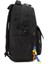 Young 51585 Black Siyah Unisex Çok Cepli Anahtarlık Aksesuarlı Suya Dayanıklı Sırt Çantası 3