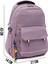 Young 51585 Purple Mor Unisex Çok Cepli Anahtarlık Aksesuarlı Suya Dayanıklı Sırt Çantası 7